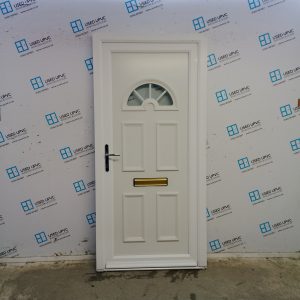 Used White Upvc Front Door 970mm x 2050mm 0363