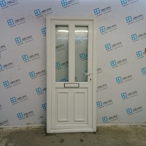 Used White Upvc Front Door 890mm x 2060mm C11D04