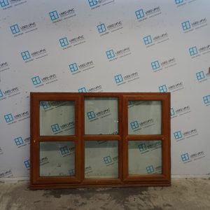 Used Oak Upvc Window 1765mm x 1190mm C6W09