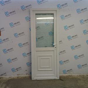 Used White Upvc Back Door 820mm x 2080mm 0738