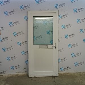Used White Upvc Front Door 925mm x 2015mm 0592