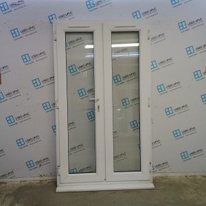 Used White Upvc French Doors 1210mm x 2095mm EA5