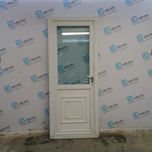 Used White Upvc Back Door 840mm x 2055mm 0109