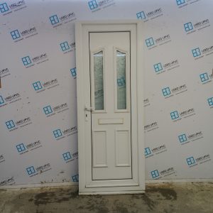 Used White Upvc Front Door 810mm x 2095mm 0175