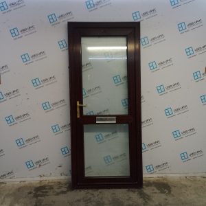 Used Woodgrain Upvc Front Door 890mm x 2070mm 0650