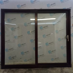Used Rosewood Upvc Sliding Patio Doors 2405mm x 2025mm EA18