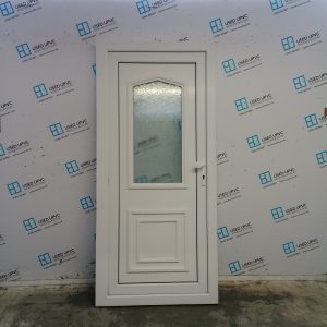 Used White Upvc Back Door 935mm x 2020mm C7D083