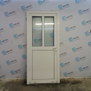 Used White Upvc Back Door 915mm x 2035mm C8D39
