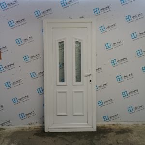 Used White Upvc Back Door 920mm x 2010mm 0301