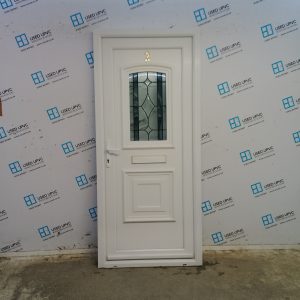 Used White Upvc Front Door 900mm x 2035mm 0637
