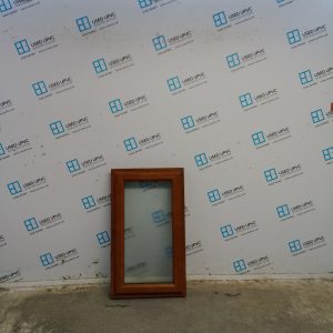 Used Oak Upvc Window 590mm x 1010mm NWS2031