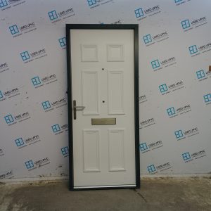 Brand New White Fire Rated Composite Front Door 870mm x 2000mm ND115