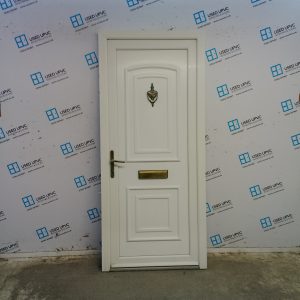Used White Upvc Front Door 900mm x 2035mm 0567