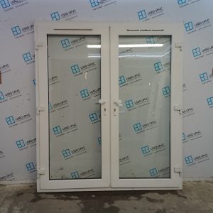 Used White Upvc French Doors 1785mm x 2060mm (Reduce To 2040mm) EA17