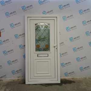 Used White Upvc Front Door 965mm x 1935mm C9D36