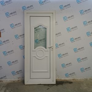 Used White Upvc Back Door 870mm x 2050mm C8D54
