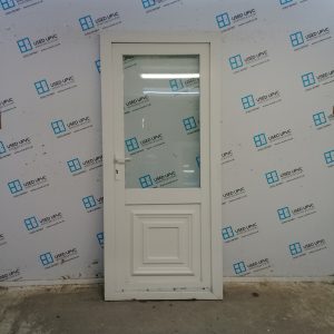Used White Upvc Back Door 915mm x 2055mm C6014