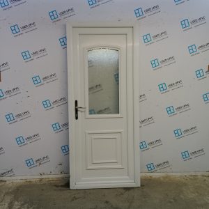 Used White Upvc Back Door 870mm x 2035mm C9D11