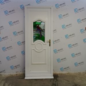 Used White Upvc Back Door 840mm x 2135mm C9D31