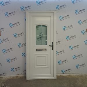 Used White Upvc Front Door 900mm x 2040mm SC2D052