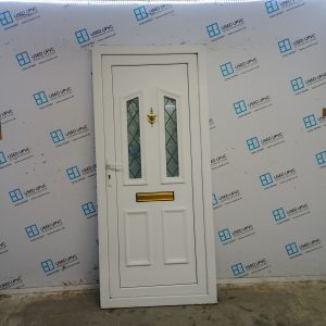 Used White Upvc Front Door 905mm x 2040mm 0791