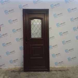 Used Rosewood Upvc Back Door 850mm x 2035mm SC808