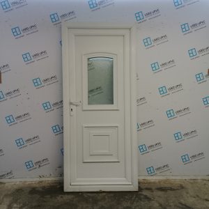 Used White Upvc Back Door 905mm x 2060mm 0592