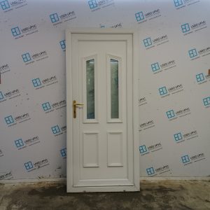 Used White Upvc Back Door 885mm x 2000mm 0054