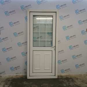 Used White Upvc Back Door 915mm x 2050mm C9D11