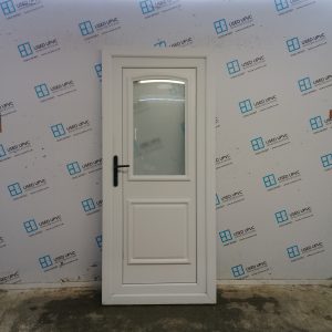 Used White Upvc Back Door 880mm x 1980mm 0811