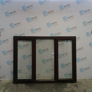 Used Rosewood Upvc Window 1795mm x 1335mm SC6W15