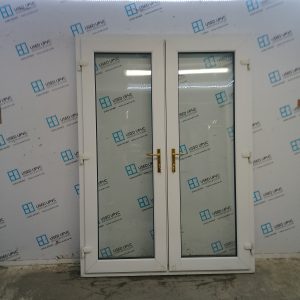 Used White Upvc French Doors 1505mm x 2070mm EA22