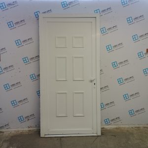 Used White Upvc Back Door 1045mm x 2120mm C8D61