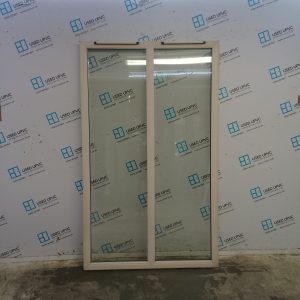 Used Cream Upvc Window 1185mm x 1970mm C12W062