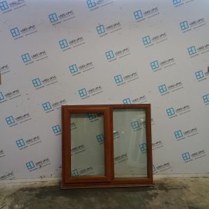 Used Oak Upvc Window 1150mm x 1040mm OBS080