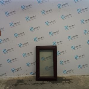 Used Rosewood Upvc Window 625mm x 1010mm NWS2073
