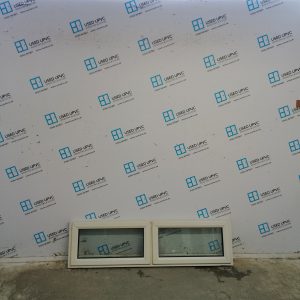 Used White Upvc Window 1480mm x 410mm OBSW093