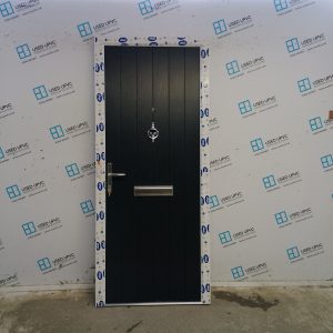 Brand New Anthracite Grey Composite Front Door 880mm x 2065mm C1ND49