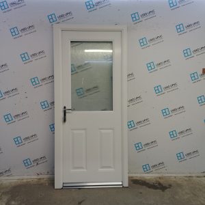 Brand New White Composite Back Door 920mm x 2040mm (Reduce To 895mm) UD03