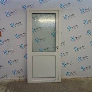 Used White Upvc Back Door 940mm x 2090mm 0811