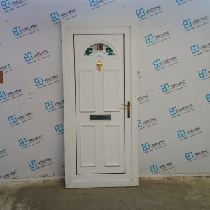 Used White Upvc Front Door 920mm x 2060mm 0401
