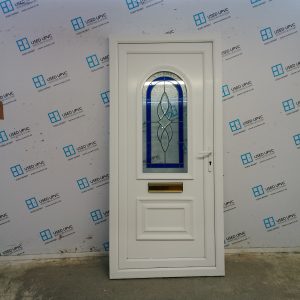 Used White Upvc Front Door 950mm x 2030mm 0054