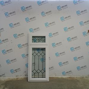 Used White Upvc Window 605mm x 1430mm C2A030