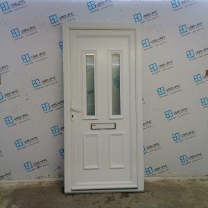Used White Upvc Front Door 970mm x 2070mm C9D11