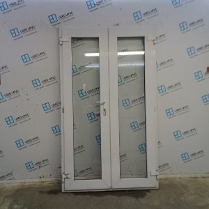 Used White Upvc French Doors 1190mm x 2030mm EA7
