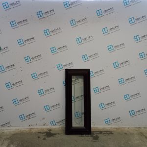 Used Rosewood Upvc Window 460mm x 1160mm C2B091
