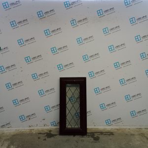 Used Rosewood Upvc Window 485mm x 1015mm C2B062