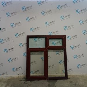Used Rosewood Upvc Window 1215mm x 1330mm SC6W31
