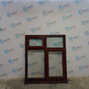 Used Rosewood Upvc Window 1215mm x 1360mm SC6W30