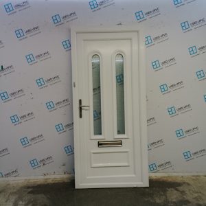 Used White Upvc Front Door 920mm x 2025mm 0811